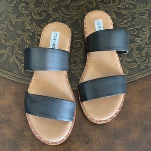 Steve Madden Ivara Black Sandals